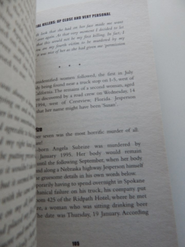 Libros: Serial Killers. Up close and very personal - Victoria Redstall - 2011 - Ingl&eacute;s - Foto 8