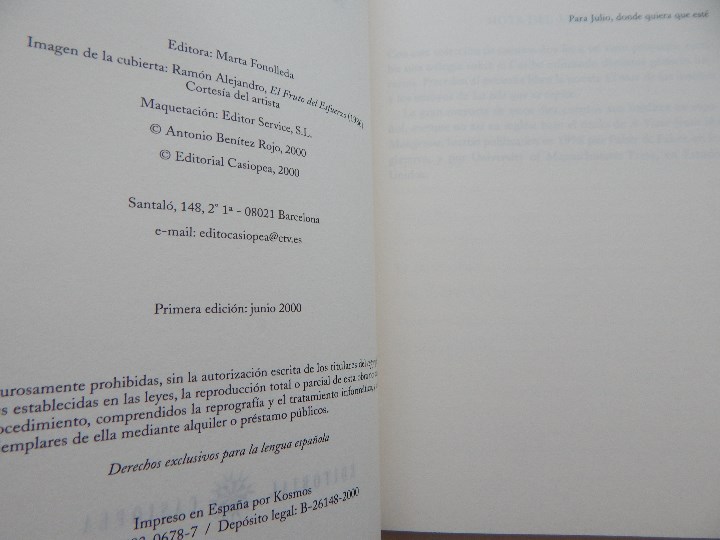 Libros: Paso de los vientos - Antonio Ben&iacute;tez Rojo - Foto 5
