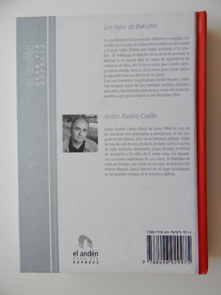 Libros: Los hijos de Bakunin - Ant&oacute;n Riveiro Coello - Foto 2