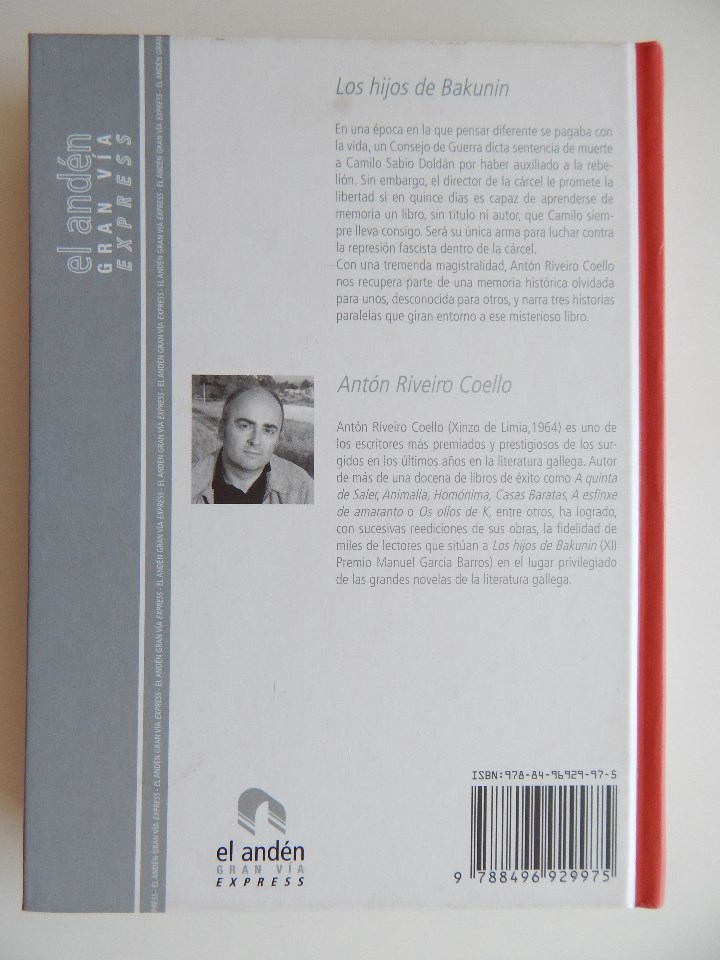Libros: Los hijos de Bakunin - Ant&oacute;n Riveiro Coello - Foto 2