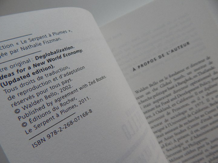 Libros: La d&eacute;mondialisation - Walden Bello, 2011 - Foto 5