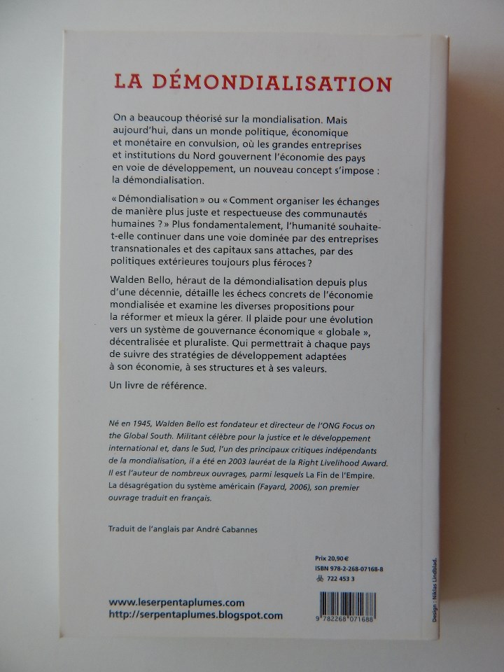 Libros: La d&eacute;mondialisation - Walden Bello, 2011 - Foto 2