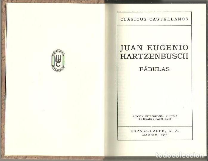 Libros: FABULAS. - HARTZENBUSCH, Juan Eugenio. - Foto 1