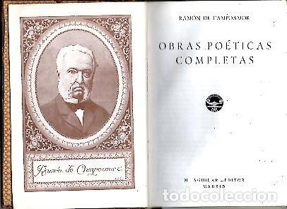 Libros: OBRAS POETICAS COMPLETAS. - CAMPOAMOR, Ram&oacute;n de. - Foto 1