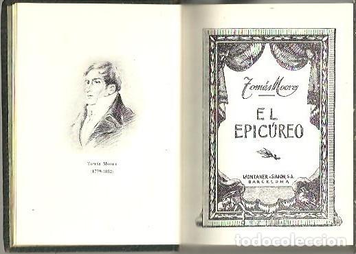 Libros: EL EPICUREO. - MOORE, Tom&aacute;s. - Foto 1