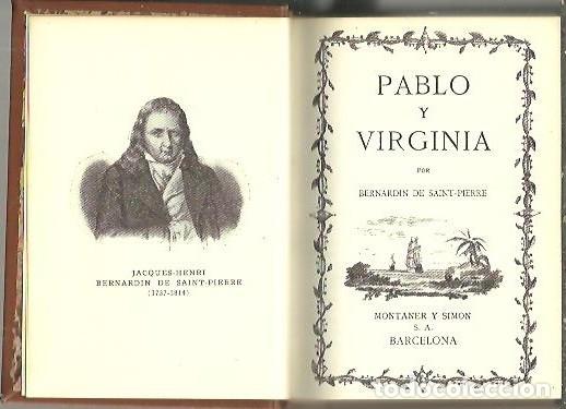 Libros: PABLO Y VIRGINIA. - SAINT PIERRE, Bernardin d. - Foto 1