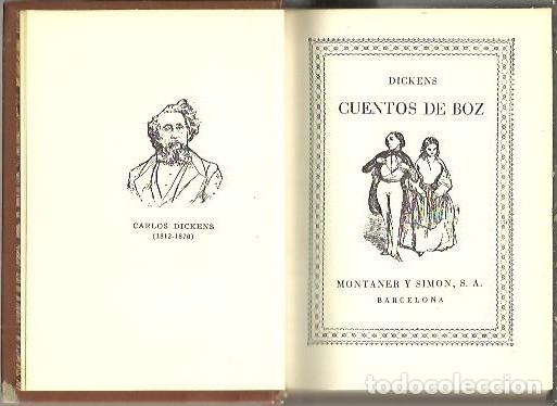 Libros: CUENTOS DE BOZ. - DICKENS, Carlos. - Foto 1