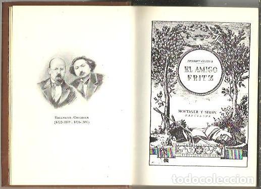 Libros: EL AMIGO FRITZ. - ECKERMANN. CHATRIAN. - Foto 1