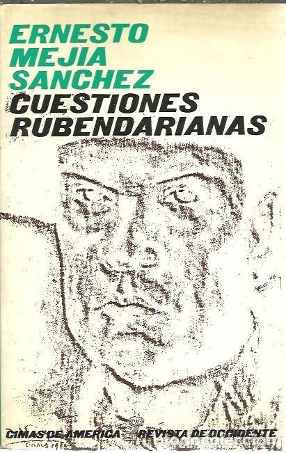 Libros: CUESTIONES RUBENDARIANAS. - MEJIA SANCHEZ, Ernesto. - Foto 1