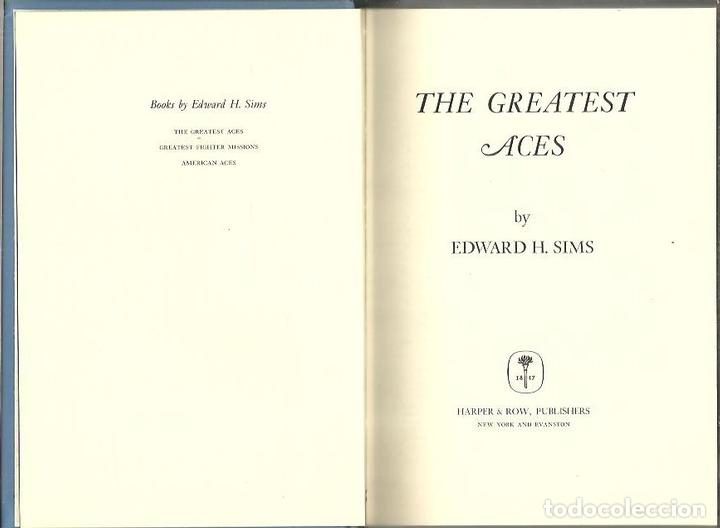 Libros: THE GREATEST ACES. - SIMS, Edward H. - Foto 1
