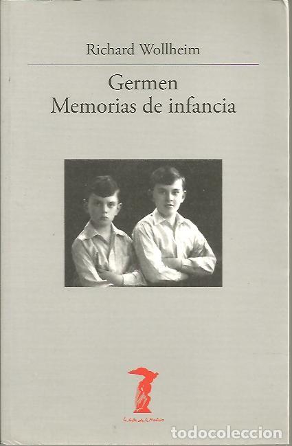 Libros: GERMEN. MEMORIAS DE INFANCIA. - WOLLHEIM, Richar. - Foto 1
