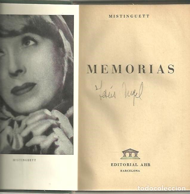 Libros: MEMORIAS. - MISTINGUETT. - Foto 1