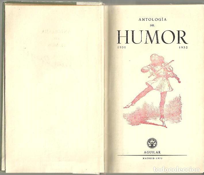 Libros: ANTOLOGIA DEL HUMOR. 1951-1952. - AA.VV. - Foto 1