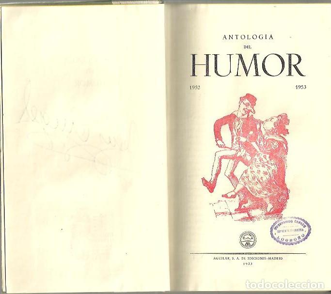 Libros: ANTOLOGIA DEL HUMOR. 1952-1953. - AA.VV. - Foto 1