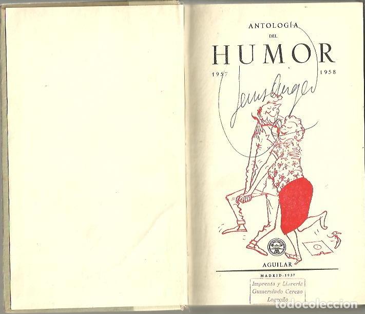 Libros: ANTOLOGIA DEL HUMOR. 1957-1958. - ANONIMO. - Foto 1