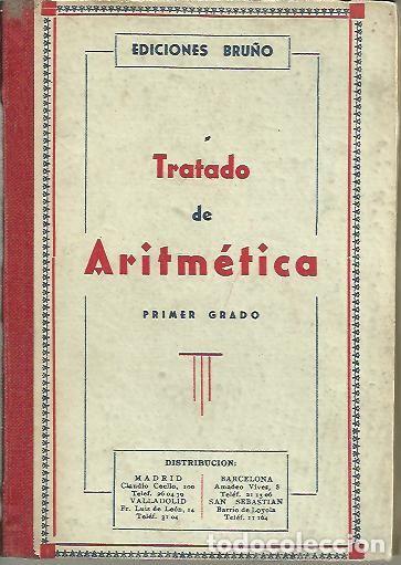 Libros: TRATADO DE ARITMETICA ELEMENTAL. - ANONIMO. - Foto 1