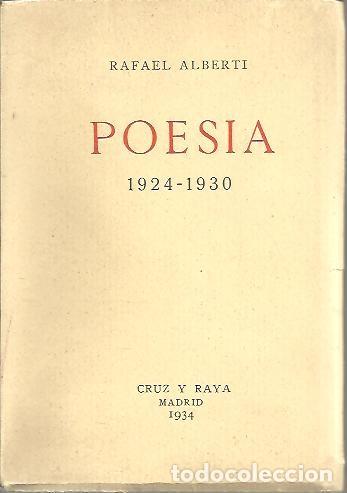 Libros: POESIA (1924-1930). - ALBERTI, Rafael. - Foto 1