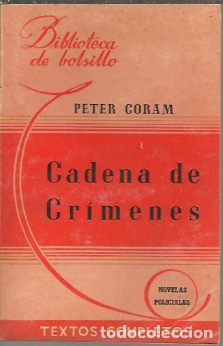 Libros: CADENA DE CRIMENES. - CORAM, Peter. - Foto 1