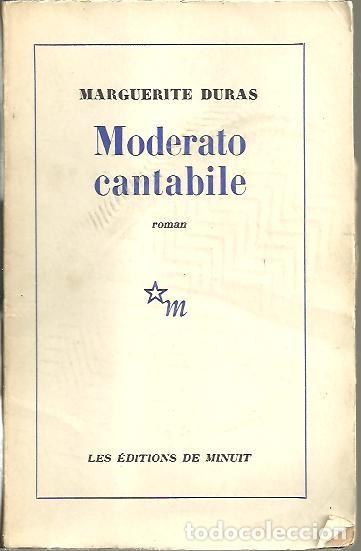 Libros: MODERATO CANTABILE. - DURAS, Marguerite. - Foto 1