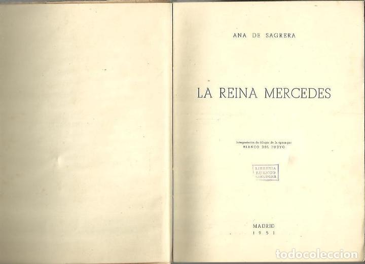 Libros: LA REINA MERCEDES. - SAGRERA, Ana de. - Foto 1