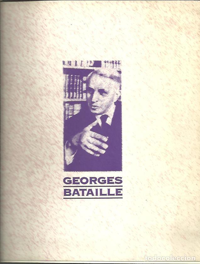 Libros: HOMENAJE A GEORGE BATAILLE. - CATALOGO. - Foto 1