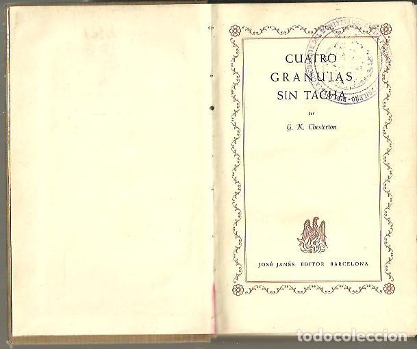 Libros: CUATRO GRANUJAS SIN TACHA. - CHESTERTON, G. K. - Foto 1