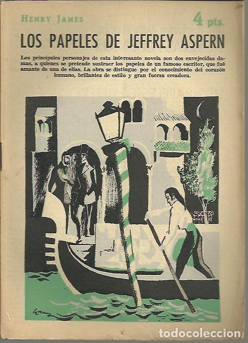 Libros: LOS PAPELES DE JEFFREY ASPERN. - JAMES, Henry. - Foto 1