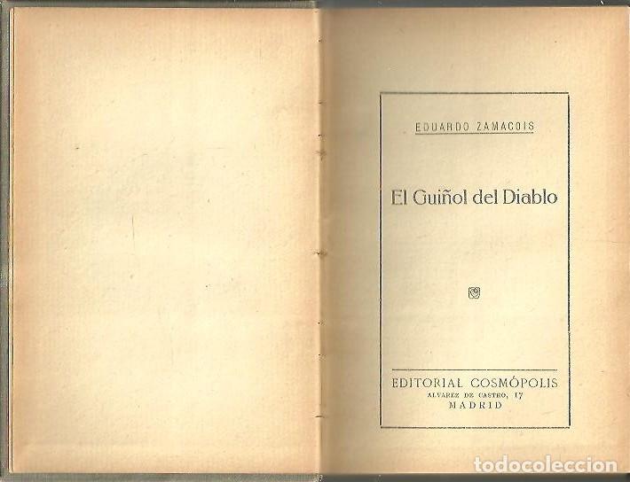 Libros: EL GUI&Ntilde;OL DEL DIABLO. - ZAMACOIS, Eduardo. - Foto 1