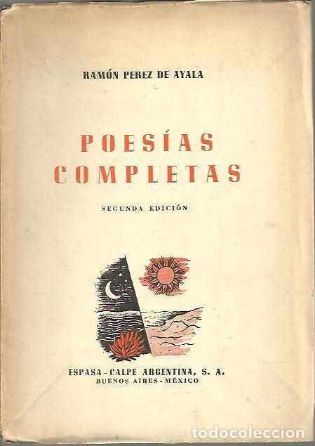 Libros: POESIAS COMPLETAS. - PEREZ DE AYALA, Ram&oacute;n. - Foto 1