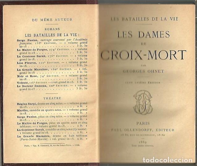 Libros: LES DAMES DE CROIX-MORT. - OHNET, Georges. - Foto 1