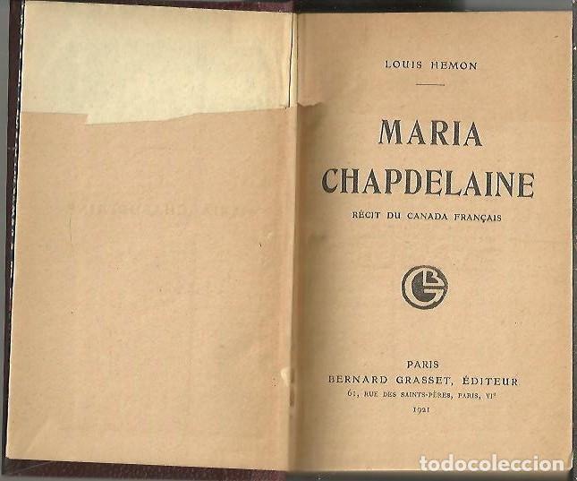 Libros: MARIA CHAPDELAINE. - HEMON, Louis. - Foto 1