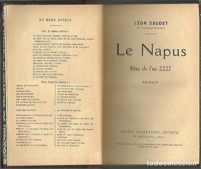 Libros: LE NAPUS. FLEAU DE LAN 2227. - DAUDET, L&eacute;on. - Foto 1