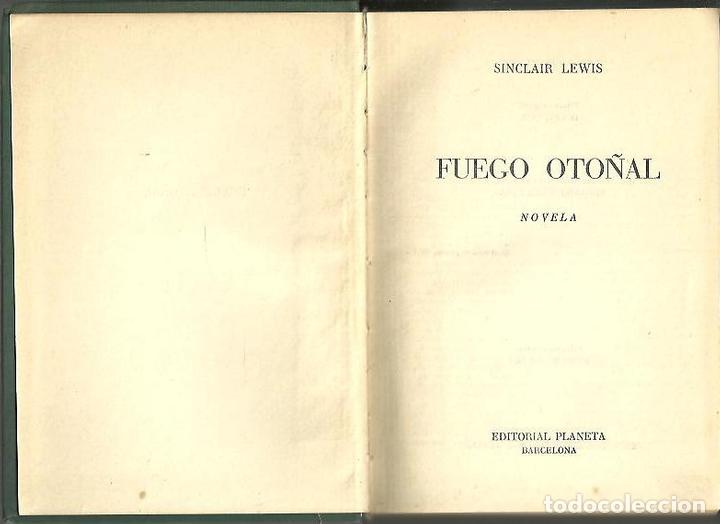 Libros: FUEGO OTO&Ntilde;AL. - LEWIS, Sinclair. - Foto 1