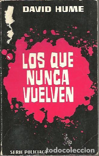 Libros: LOS QUE NUNCA VUELVEN. - HUME, David. - Foto 1