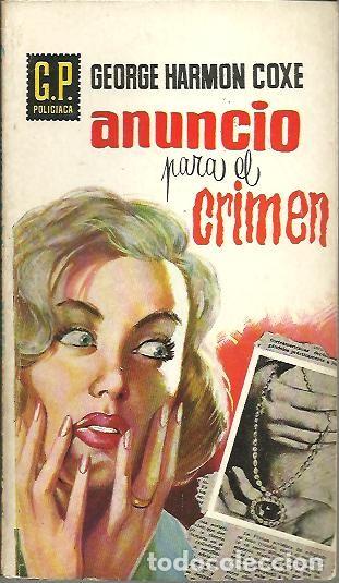 Libros: ANUNCIO PARA EL CRIMEN. - HARMON COXE, George. - Foto 1