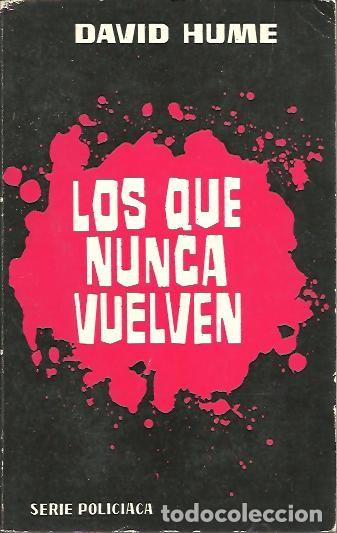 Libros: LOS QUE NUNCA VUELVEN. - HUME, David. - Foto 1