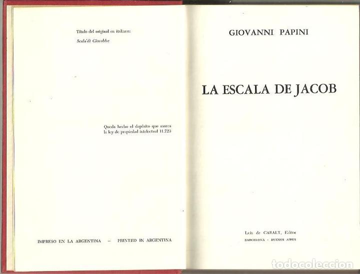 Libros: LA ESCALERA DE JACOB. - PAPINI, Giovanni. - Foto 1