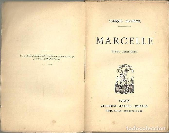 Libros: MARCELLE. - LESUEUR, Daniel. - Foto 1