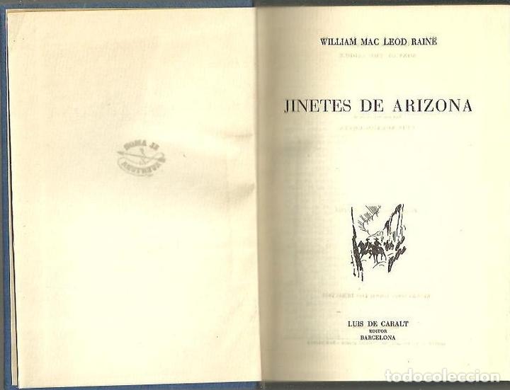 Libros: JINETES DE ARIZONA. - MAC LEOD RAINE, William. - Foto 1