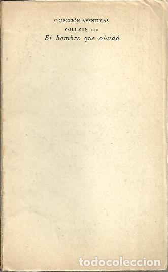 Libros: EL HOMBRE QUE OLVIDO. - HOLT, Henry. - Foto 1