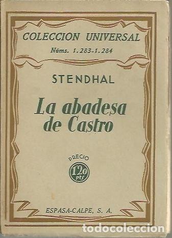 Libros: LA ABADESA DE CASTRO. - STENDHAL. - Foto 1