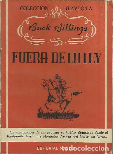 Libros: FUERA DE LA LEY. - BILLINGS, Buck. - Foto 1