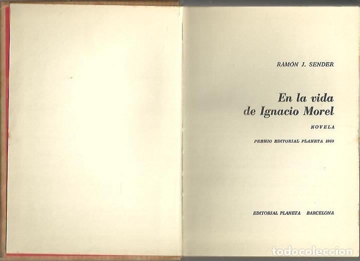 Libros: EN LA VIDA DE IGNACIO MOREL. - SENDER, Ram&oacute;n J. - Foto 1