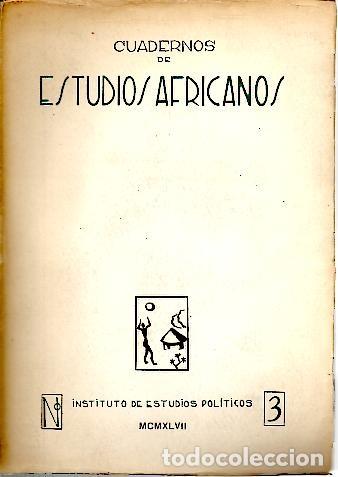 Libros: CUADERNOS DE ESTUDIOS AFRICANOS. - REVISTA. - Foto 1