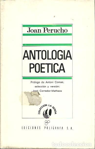 Libros: ANTOLOGIA POETICA. - PERUCHO, Joan. - Foto 1
