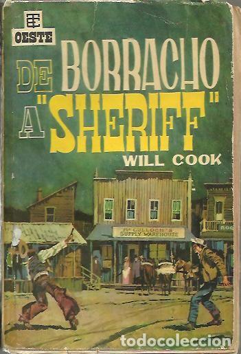 Libros: DE BORRACHO A SHERIFF. - COOK, Will. - Foto 1