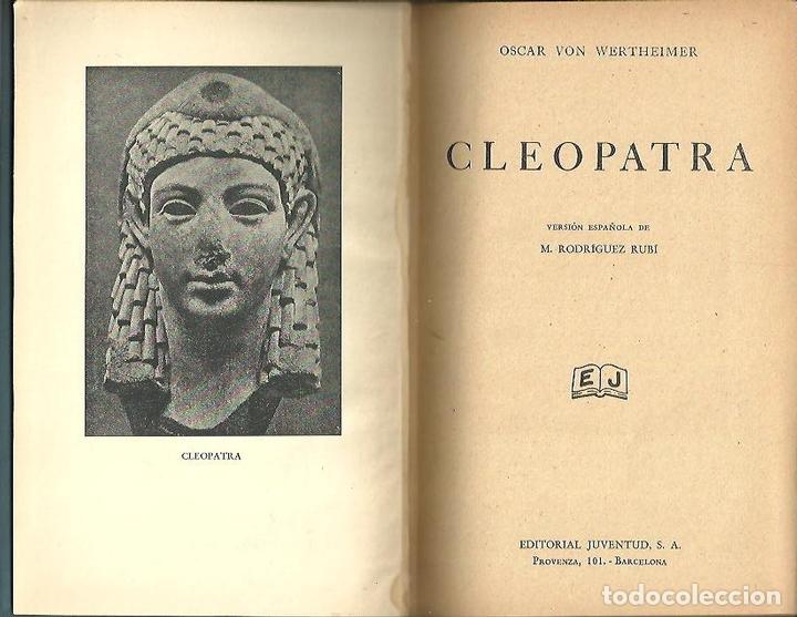 Libros: CLEOPATRA. - WERTHEIMER, Oscar von. - Foto 1