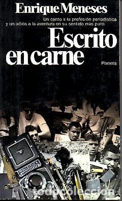 Libros: ESCRITO EN CARNE. - MENESES, Enrique. - Foto 1