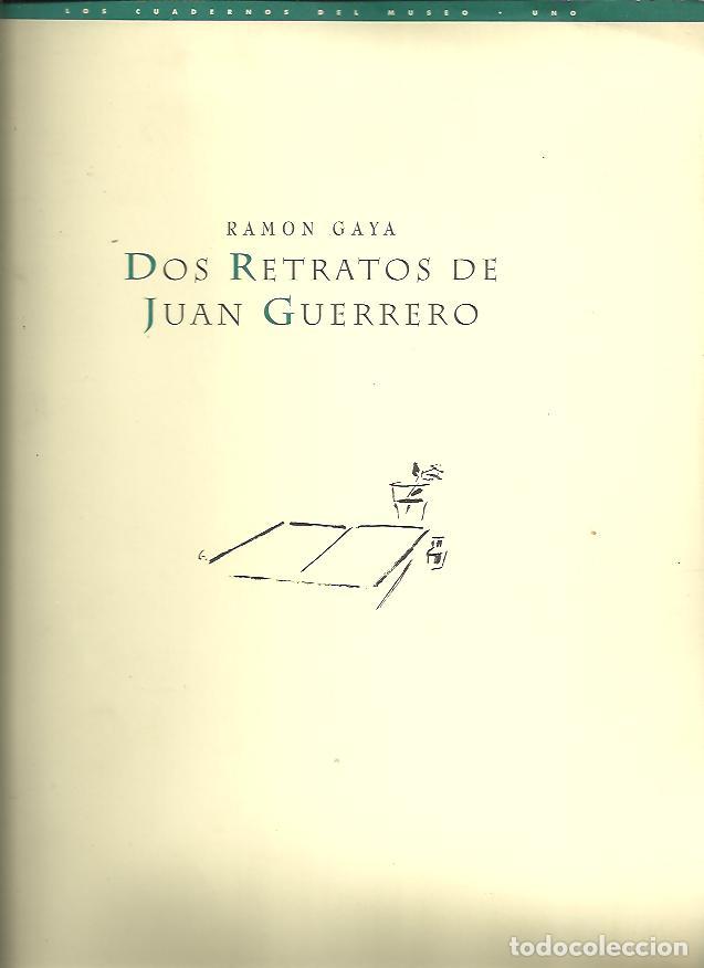 Libros: DOS RETRATOS DE JUAN GUERRERO. - GAYA, Ram&oacute;n. - Foto 1