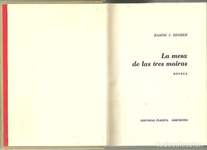 Libros: LA MESA DE LAS TRES MOIRAS. - SENDER, Ram&oacute;n J. - Foto 1